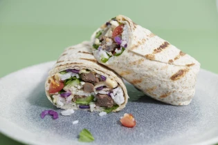 Hot Grilled Beef Wrap